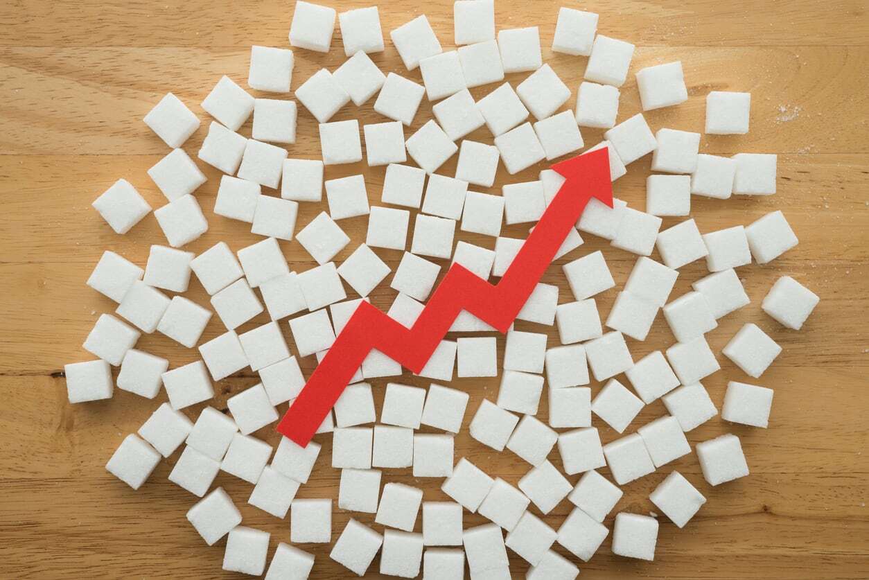 Stockfoto-Zuckerwürfel