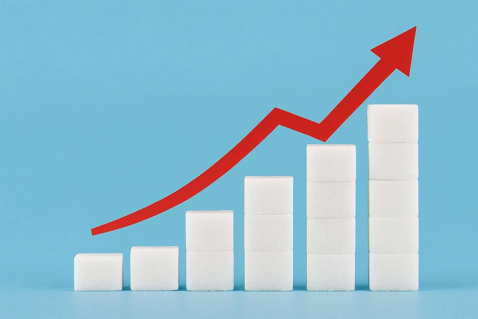 Blutzuckeranstieg_Zuckerwürfel_KI